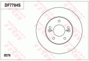 DF7794 Brzdový kotouč TRW