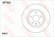 DF7824 Brzdový kotouč TRW
