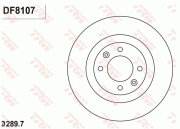 DF8107 Brzdový kotouč TRW