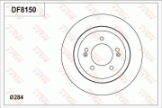 DF8150S Brzdový kotouč TRW
