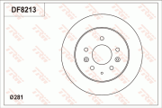 DF8213 Brzdový kotouč TRW