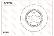 DF8224S Brzdový kotouč TRW