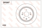 DF8307S Brzdový kotouč TRW