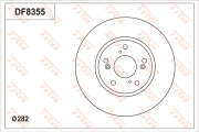 DF8355S Brzdový kotouč TRW