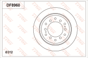 DF8960S Brzdový kotouč TRW