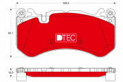 GDB1734DTE Brzdové destičky DTEC COTEC TRW