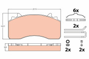 GDB5114 Brzdové destičky TRW