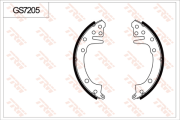 GS7205 Sada brzdových čelistí, parkovací brzda TRW