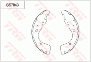 GS7843 Sada brzdových čelistí TRW