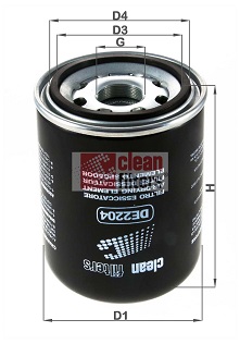 DE2204 CLEAN FILTERS vysúżacie puzdro vzduchu pre pneumatický systém DE2204 CLEAN FILTERS