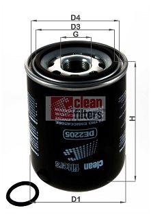 DE2205 CLEAN FILTERS vysúżacie puzdro vzduchu pre pneumatický systém DE2205 CLEAN FILTERS