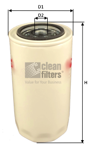 DN1979 Palivový filtr CLEAN FILTERS