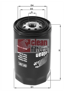DN 246 Palivový filtr CLEAN FILTERS