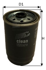 DN2703 Palivový filtr CLEAN FILTERS