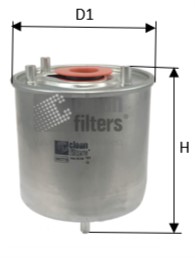 DN2715 Palivový filtr CLEAN FILTERS