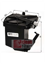 MGC1683 CLEAN FILTERS palivový filter MGC1683 CLEAN FILTERS