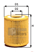 ML4574 Olejový filtr CLEAN FILTERS
