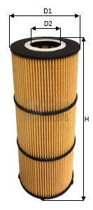 ML4587 Olejový filtr CLEAN FILTERS