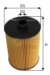 ML4591 Olejový filtr CLEAN FILTERS