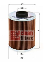 ML 490 CLEAN FILTERS olejový filter ML 490 CLEAN FILTERS