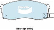 ASN-50W Sada brzdových destiček, kotoučová brzda AISIN