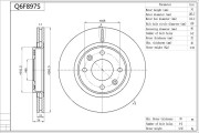 Q6F897S Brzdový kotouč Premium Advics AISIN