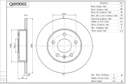 Q6R906S AISIN brzdový kotúč Q6R906S AISIN