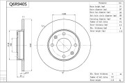 Q6R940S AISIN brzdový kotúč Q6R940S AISIN