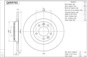 Q6R976S AISIN brzdový kotúč Q6R976S AISIN