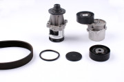 PK04700 Vodní pumpa + klínový žebrový řemen HEPU