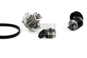 PK05425 Vodní pumpa + klínový žebrový řemen HEPU