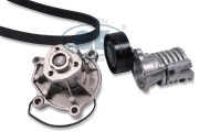 K980257B Vodní pumpa + klínový žebrový řemen GK