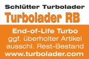 172-00240_RB Dmychadlo, plnění END of LIFE Turbocharger - Original SCHLÜTTER Reman SCHLÜTTER TURBOLADER