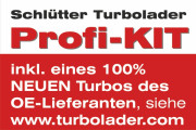 166-01022 Dmychadlo, plnění PROFI KIT - with new org. Mitsubishi Turbocharger SCHLÜTTER TURBOLADE