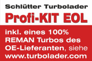 166-00100EOL Dmychadlo, plnění END of LIFE PROFIKIT - with original GARRETT REMAN Turbo SCHLÜTTER TURBOLADE