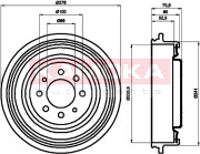104018 Brzdový buben KAMOKA