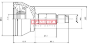 6512 Sada kloubů, hnací hřídel KAMOKA