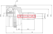 7090 KAMOKA sada kĺbov hnacieho hriadeľa 7090 KAMOKA