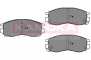 JQ1011528 KAMOKA sada brzdových platničiek kotúčovej brzdy JQ1011528 KAMOKA
