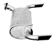 44.36.07 Zadní tlumič výfuku IMASAF