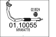 01.10055 Výfuková trubka MTS