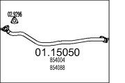 01.15050 Výfuková trubka MTS