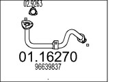 01.16270 Výfuková trubka MTS