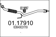 01.17910 Výfuková trubka MTS