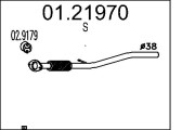01.21970 Výfuková trubka MTS