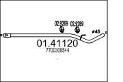 01.41120 Výfuková trubka MTS