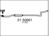 01.50661 Střední tlumič výfuku MTS