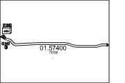 01.57400 Střední tlumič výfuku MTS