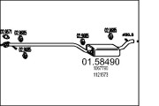 01.58490 Střední tlumič výfuku MTS