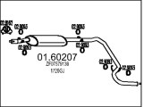 01.60207 Zadní tlumič výfuku MTS